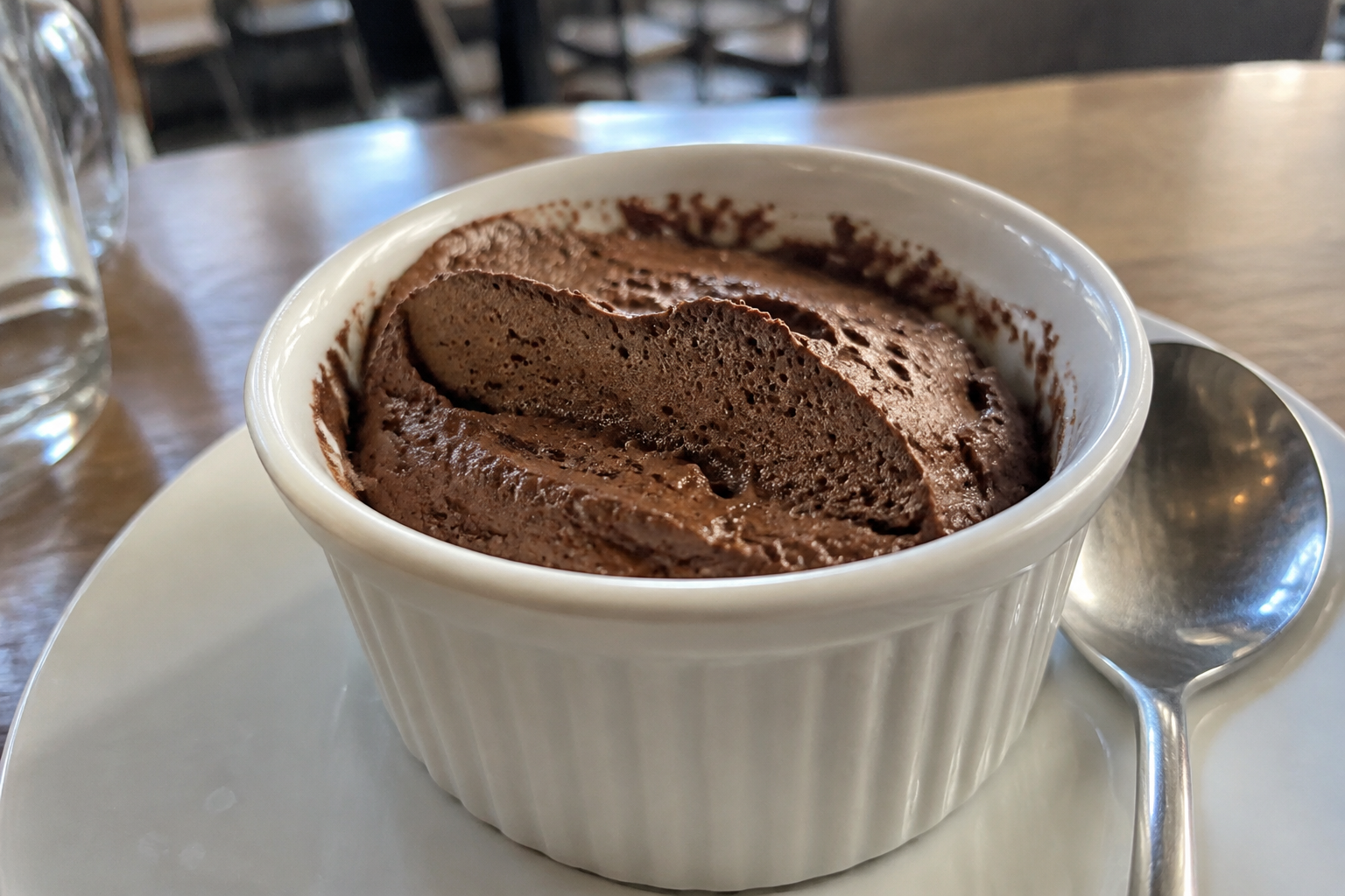 Délicieuse mousse au chocolat.